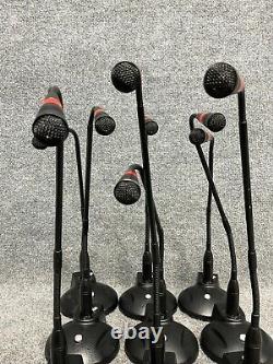 360 Adjustable Heavy Duty ABS Base Desktop Microphone for Conference Lot of 9