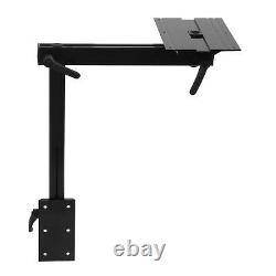 Adjustable Table Legs Black Heavy Duty Removable 360° Rotation Oxidized Surface