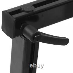 Adjustable Table Legs Black Heavy Duty Removable 360° Rotation Oxidized Surface