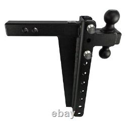 Bulletproof Hitches 2 Adjustable Heavy Duty 14 Drop Dual Ball Trailer Hitch