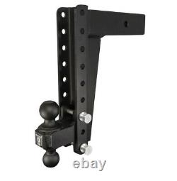 Bulletproof Hitches 3 Adjustable Heavy Duty 12 Drop Dual Ball Trailer Hitch
