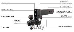 Bulletproof Hitches 3 Adjustable Heavy Duty 4 Drop Dual Ball Trailer Hitch