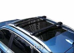 Crossbars Fit 2010-2015 Mercedes-Benz GLK GLK350 Raised Roof Rack Side Rail Bars