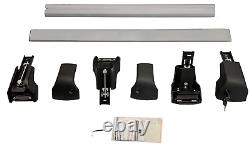 Crossbars Fits 2017 2022 Min-i Cooper with Factory Raised Roof Rails SILVER
