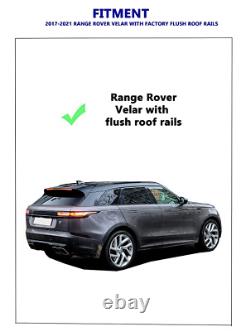 Crossbars Fits Range-Rover Velar 2017 2022 with Factory Flush Roof Rails