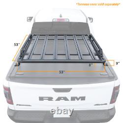 Fit 2010-2021 RAM Cargo Load Rack Matte Black Finish Heavy Duty Truck Bed Rack