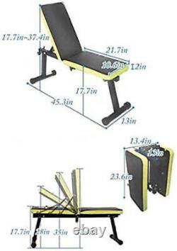 HEAVY DUTY Adjustable Weight Bench 400Kg Capacity, Incline Decline Weight