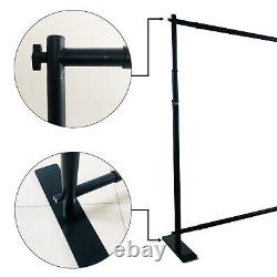 Heavy Duty 8 x 8 ft. (WxH) Backdrop Banner Stand Step and Repeat Stand with Bag