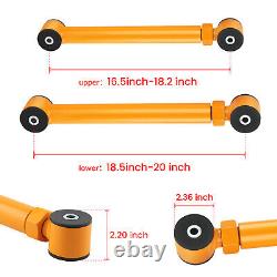 Heavy Duty Adjustable 4 Pcs Front Control Arms 0-6 Lift for Ram 2500 1994-2009