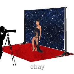 Heavy-Duty Adjustable Banner stand Step and Repeat Backdrop Stand + Banner