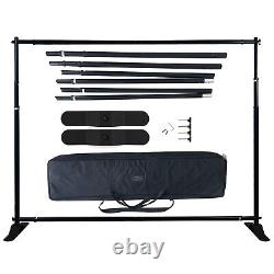 Heavy-Duty Adjustable Banner stand Step and Repeat Backdrop Stand + Banner