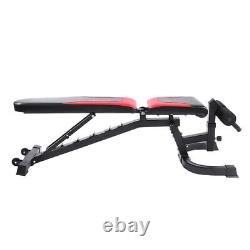 Heavy Duty Adjustable Foldable Weight Bench Incline Gym Workout Sit Up Bench New