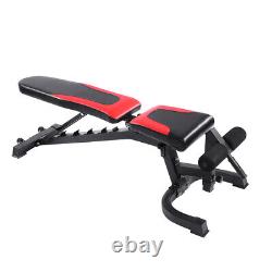 Heavy Duty Adjustable Foldable Weight Bench Incline Gym Workout Sit Up Bench New