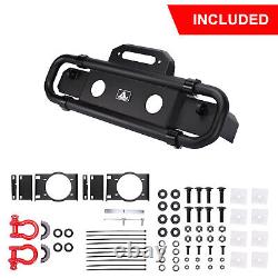 Heavy Duty Adjustable Front Bumper Steel For Jeep Wrangler 18-20 JL With 2 D-ring