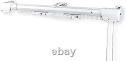 Heavy Duty Adjustable Traverse Rod, 84 X 156, White