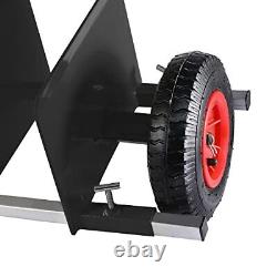 Heavy Duty Panel Dolly Adjustable Door Dollys with Wheels 2 8 Pneumatic Whee
