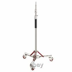 Neewer Heavy Duty Light Stand with Casters Adjustable Tripod Stand with 100%