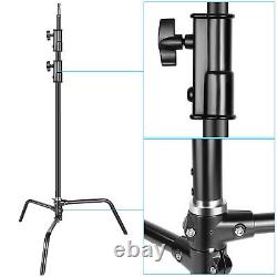 Neewer Heavy Duty Light Stand with Detachable Base 5-10 feet Adjustable C Stand