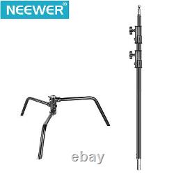 Neewer Heavy Duty Light Stand with Detachable Base 5-10 feet Adjustable C Stand
