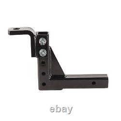 New 10in Drop Hitch Ball Mount 5000lbs Capacity Heavy Duty Adjustable For 2in Re