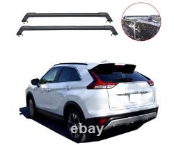 Roof Rack Crossbars Fits 2018- 2023 Eclipse Cross with Factory Flush Black