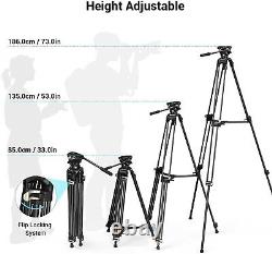 SmallRig AD-01 Heavy-Duty Tripod with Fluid Head for TWO QR Plate Mode- 3751