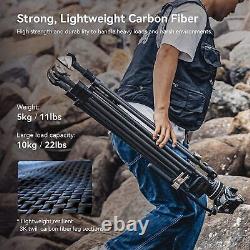 SmallRig AD-100 78 FreeBlazer Heavy-Duty Carbon Fiber Video Tripod Kit 22lbs