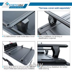 Syneticusa HD Adjustable Crossbar Truck Bed Rack Towers Heavy Duty Fit F150