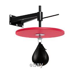 Wall-Mounted Speed Bag Platform Heavy-Duty Steel Adjustable Structure with Sp