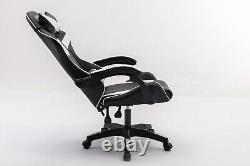 ZYBRTEK Ergonomic Office Gaming Computer Chair Adjustable Reclining Footrest USA